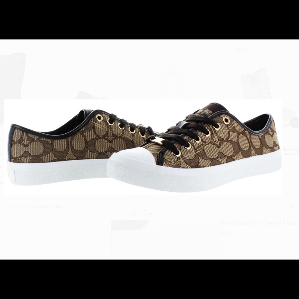 COACH Women Empire Outline Signature Sneakers